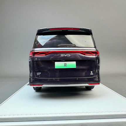 OEM BYD M9 Purple 1:18 Diecast Model Car - scale model for display