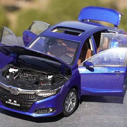 YX Car Model Honda Crider 2019 Blue 1:18 Diecast Model Car - hand-finished display model