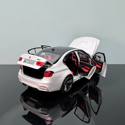 Norev BMW M3 F80 Blue 1:18 Diecast Model Car - detailed die-cast style model