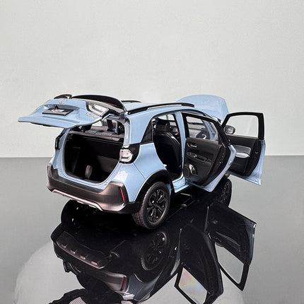 YX Car Model Honda LIFE Blue 1:18 Diecast Model Car - detailed die-cast style model