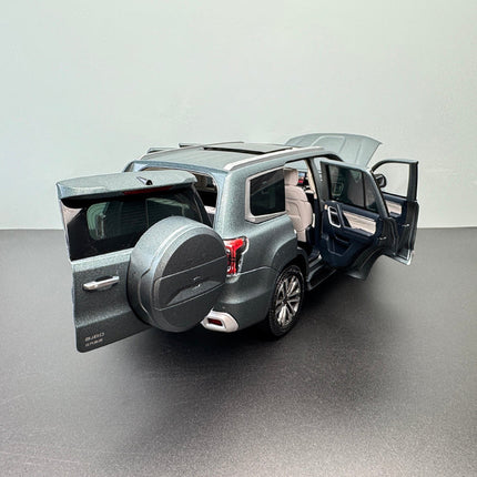 BAIC BJ60 Azure Stone Star Grey Off-Road SUV 1:18 Diecast Model Car - scale model for display