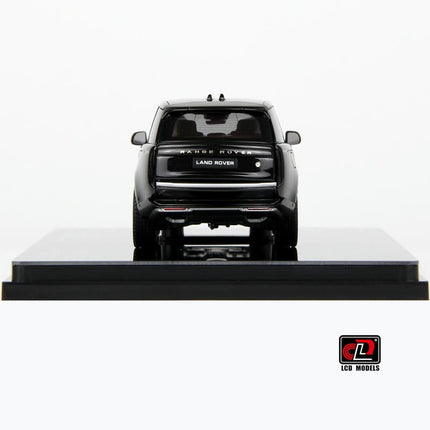 LCD Model Range Rover Black Full-Open With Acrylic Display 1:43 Diecast Model Car - collectible scale model car