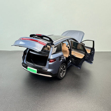 YX Car Model BYD Song PRO DMi SUV Blue 1:18 Diecast Model Car - scale model for display