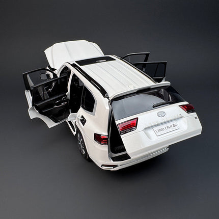 LCD Model Toyota Land Cruiser LC300 ZX Black 1:18 Diecast Model Car - scale model for display