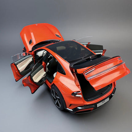 Xiaomi YU7 Orange 1:18 Diecast Model Car - showroom-quality model replica