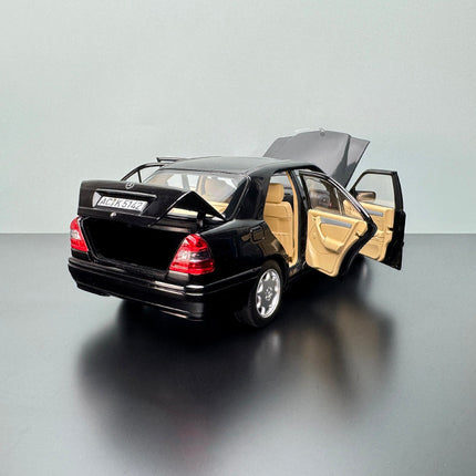 Norev Mercedes-Benz C-Class W205 Black 1:18 Diecast Model Car - detailed die-cast style model