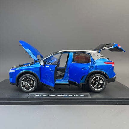 YX Car Model Nissan Qashqai 1:18 Diecast Model Car - scale model for display