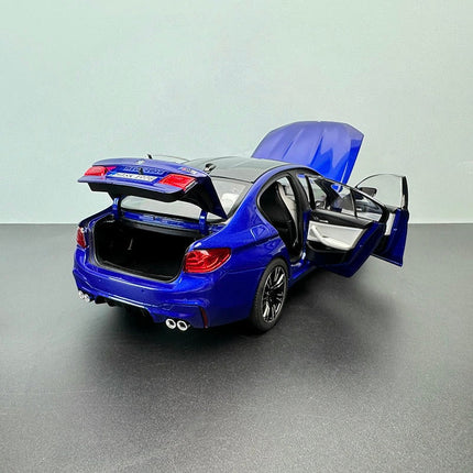 Norev BMW M5 F90 M Power Alpine Blue 1:18 Diecast Model Car - detailed die-cast style model