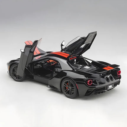 AutoArt Ford GT 2017 Black 1:18 Diecast Model Car - fine detailed model replica