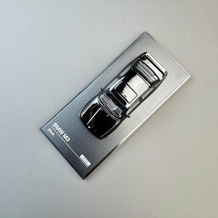 Almost Real BMW M3 (E30) Black 1:64 Diecast Model Car - scale model for display