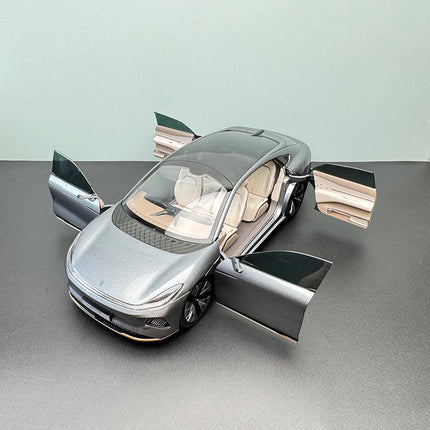 Original Skyworth CE11 (China Edition) Gray 1:18 Diecast Model Car - scale model for display
