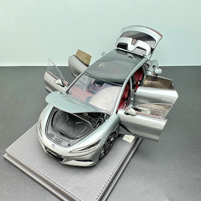 YX Car Model BYD Denza Z9 GT 1:18 Diecast Model Car - detailed collector display model