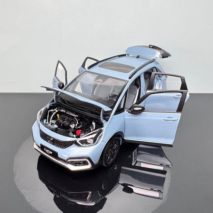 YX Car Model Honda LIFE Blue 1:18 Diecast Model Car - collector edition scale model