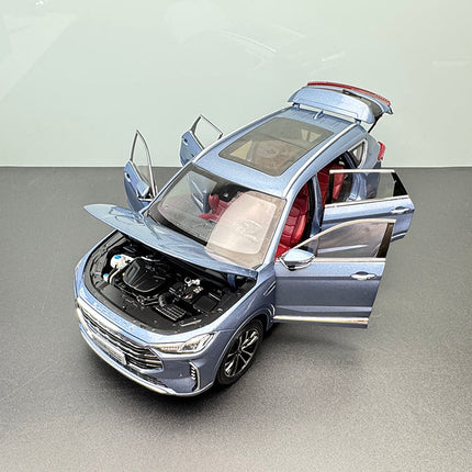 Chery YX Jetour X70 PLUS SUV Blue 1:18 Diecast Model Car - detailed die-cast style model