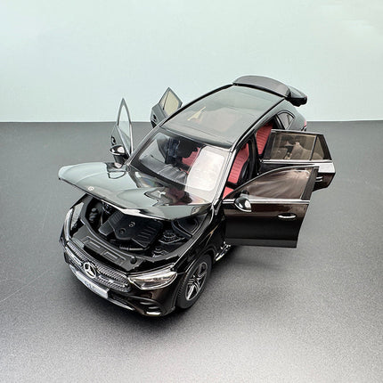 iScale Mercedes-Benz GLC X254 Gloss Black 1:18 Diecast Model Car - detailed die-cast style model
