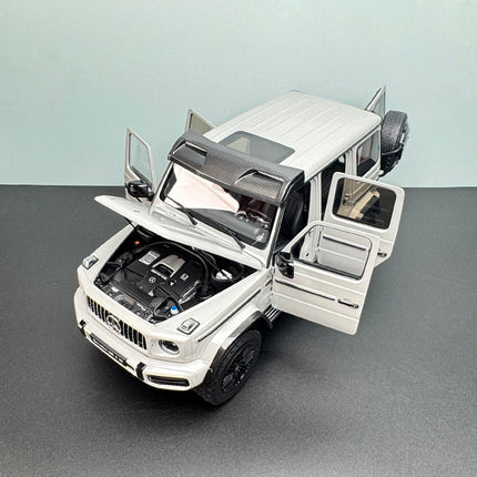 Almost Real Mercedes-Benz G63 4x4 Grey 1:18 Diecast Model Car - scale model for display