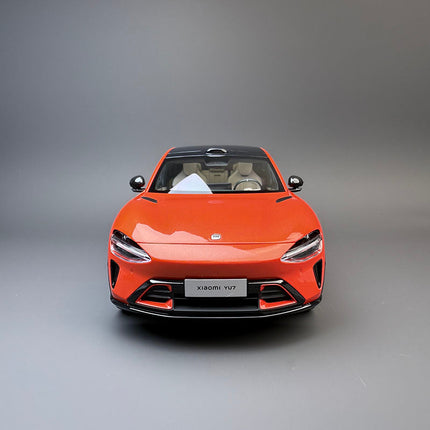 Xiaomi YU7 Orange 1:18 Diecast Model Car - fine detailed model replica