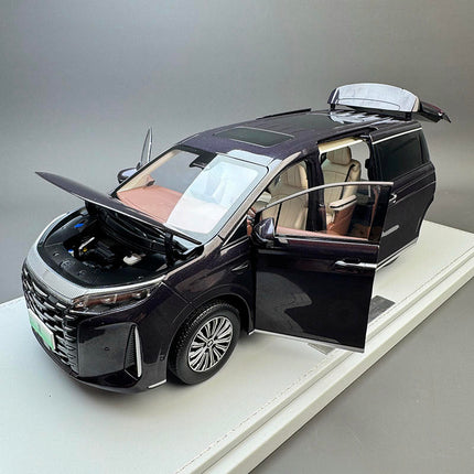 OEM BYD M9 Purple 1:18 Diecast Model Car - detailed die-cast style model