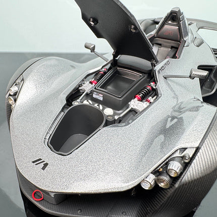 BAC MONO Racing Gray 1:18 Diecast Model Car - detailed die-cast style model