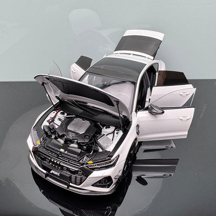 KengFai Audi RS7 ABT Modified Version White 1:18 Diecast Model Car - scale model for display