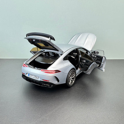Norev Mercedes-Benz AMG GT63 4MATIC 2021 Silver 1:18 Diecast Model Car - collectible scale model car
