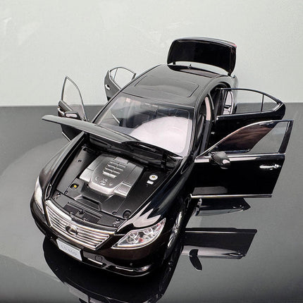 Norev Lexus LS460 Black 1:18 Diecast Model Car - detailed die-cast style model