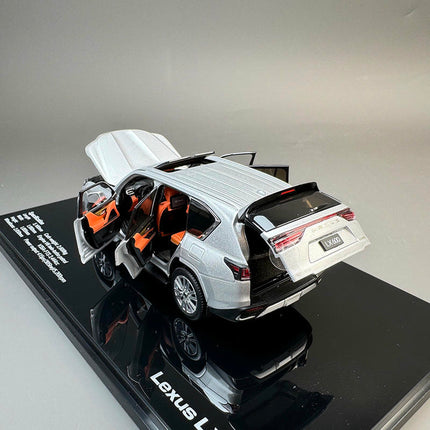 LCD Model Lexus LX600 Silver 1:43 Diecast Model Car - collector edition scale model
