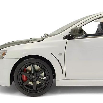 VIAT MODEL Mitsubishi Lancer Evolution X TE37 Carbon Cover 1:18 Diecast Model Car - collector edition scale model