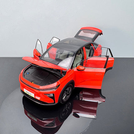 Ruilan 7 Red 1:18 Diecast Model Car - scale model for display