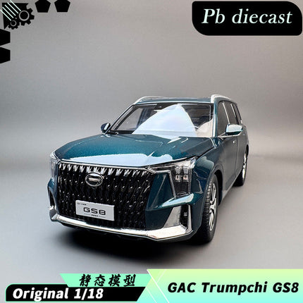YX Car Model GAC Trumpchi GS8 1:18 Diecast Model Car - detailed collector display model