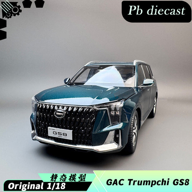 YX Car Model GAC Trumpchi GS8 1:18 Diecast Model Car - detailed collector display model