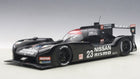 1:18 scale diecast Nissan Nismo black racing car model P1 with detailed decals and livery