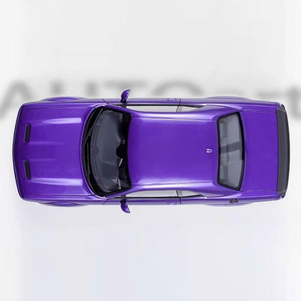 AutoArt Dodge Challenger SRT 2023 Purple 1:18 Diecast Model Car - premium collector scale model