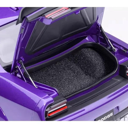 AutoArt Dodge Challenger SRT 2023 Purple 1:18 Diecast Model Car - hand-finished display model