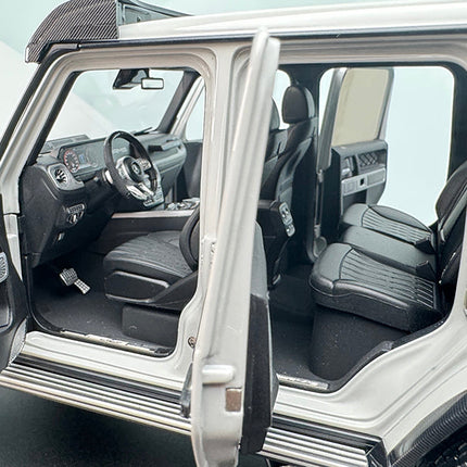 Almost Real Mercedes-Benz G63 4x4 Grey 1:18 Diecast Model Car - showroom-quality model replica