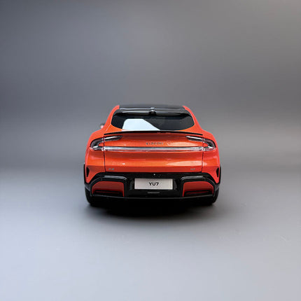 Xiaomi YU7 Orange 1:18 Diecast Model Car - scale model for display