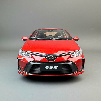 Original Toyota Corolla 12th Gen Red 1:18 Diecast Model Car - fine detailed model replica