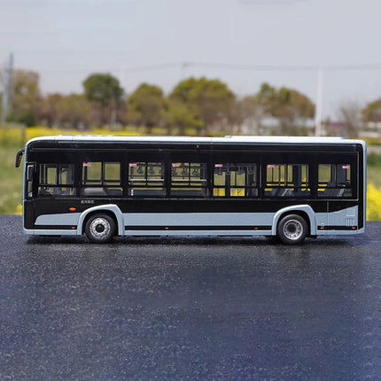 Original Manufacturer King Long XMQ6105G Bus with Lights 1:38 Diecast Model Bus - fine scale model replica