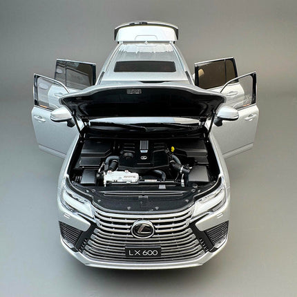 LCD Model Lexus LX600 1:18 Diecast Model Car - detailed model car replica