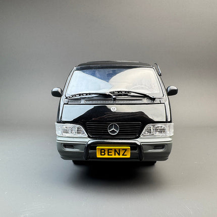 YX Car Model Mercedes-Benz MB100 Business Van White 1:24 Diecast Model Car - scale model collectible piece