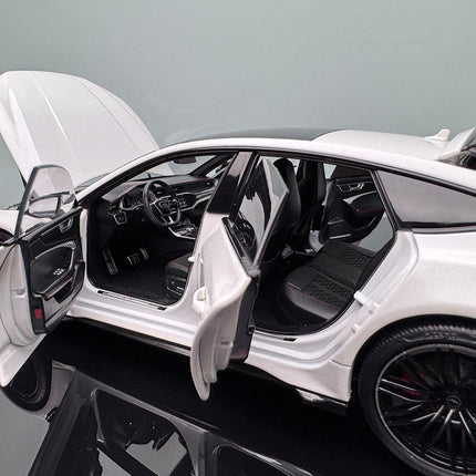 KengFai Audi RS7 ABT Modified Version White 1:18 Diecast Model Car - detailed die-cast style model