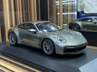 Minichamps Porsche 911 Carrera 4S 2019 1:18 Grey Metallic Resin Model - detailed collector display model