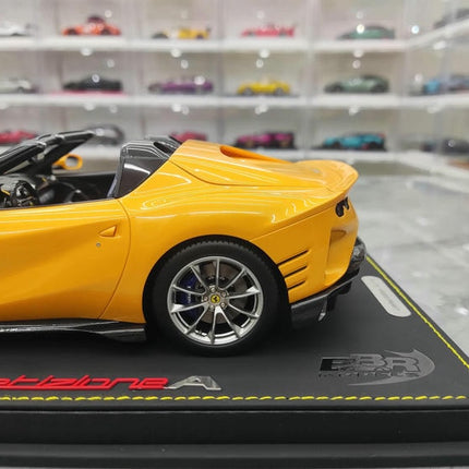 BBR Ferrari 812 Competizione Leclerc Yellow 1:18 Resin Model Car - showroom-quality model replica