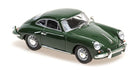 Green classic diecast model car in 1:18 scale with chrome accents, vintage coupe design