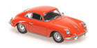 Red diecast model car, classic coupe design, 1:18 scale, detailed exterior