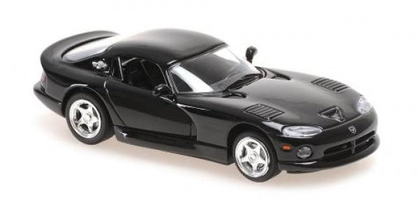 Black diecast model sports car 1:18 scale with detailed wheels and sleek body design