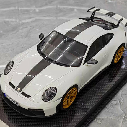 VIP Porsche 911 GT3 GT Silver 1:18 Resin Model Car - scale model collectible piece