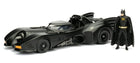 1:18 scale black Batmobile diecast model car with Batman figure