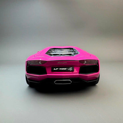 AutoArt Lamborghini Aventador LP700-4 Pink 74660 1:18 Diecast Model Car - fine detailed model replica