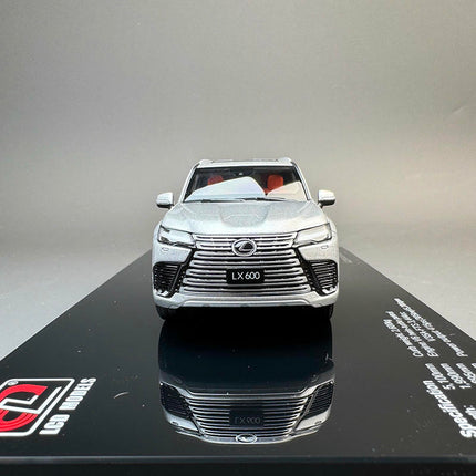 LCD Model Lexus LX600 Silver 1:43 Diecast Model Car - collectible scale model car